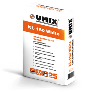 Клей плиточный UMIX KL-160 White