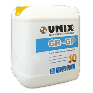 Грунтовка глубокого проникновения UMIX GR-GP